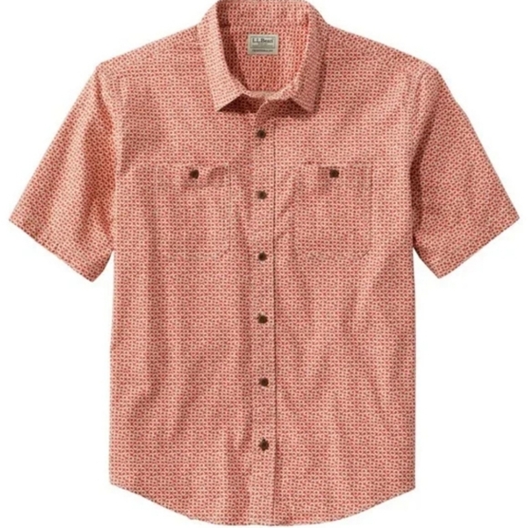 L.L.Bean Men's Lakewashed Camp Shirt Size Large Traditional Fit - Picture 1 of 4